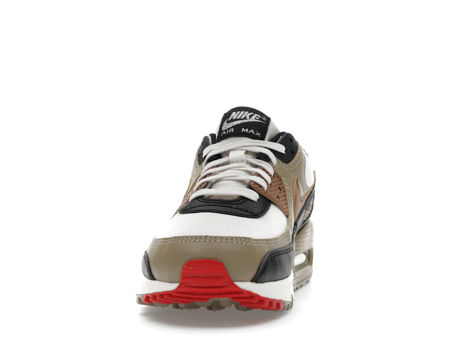 Nike Air Max 90 Phantom Black Fire Red Light British Tan (Women's)