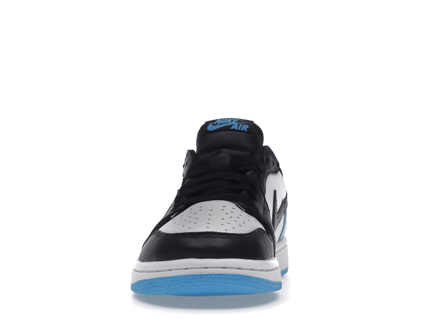 Jordan 1 Retro Low OG Noir Bleu Poudre Foncé (Femme)