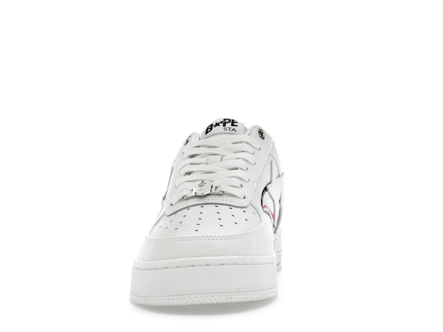 A Bathing Ape Bape Sta Low Shark Pack White