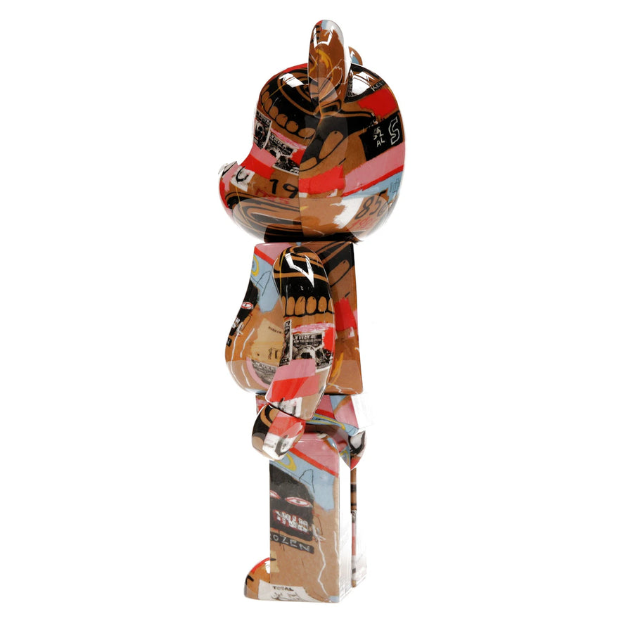 Bearbrick Andy Warhol x JEAN-MICHEL BASQUIAT #2 100% & 400% Set