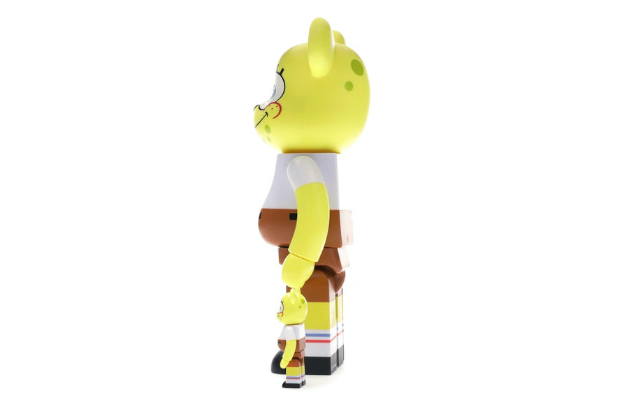 Bearbrick Spongebob 100% &amp; 400% Set Yellow