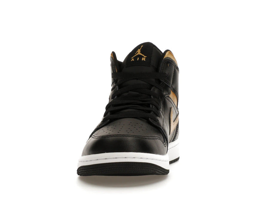 Jordan 1 Mid Noir Or Métallisé