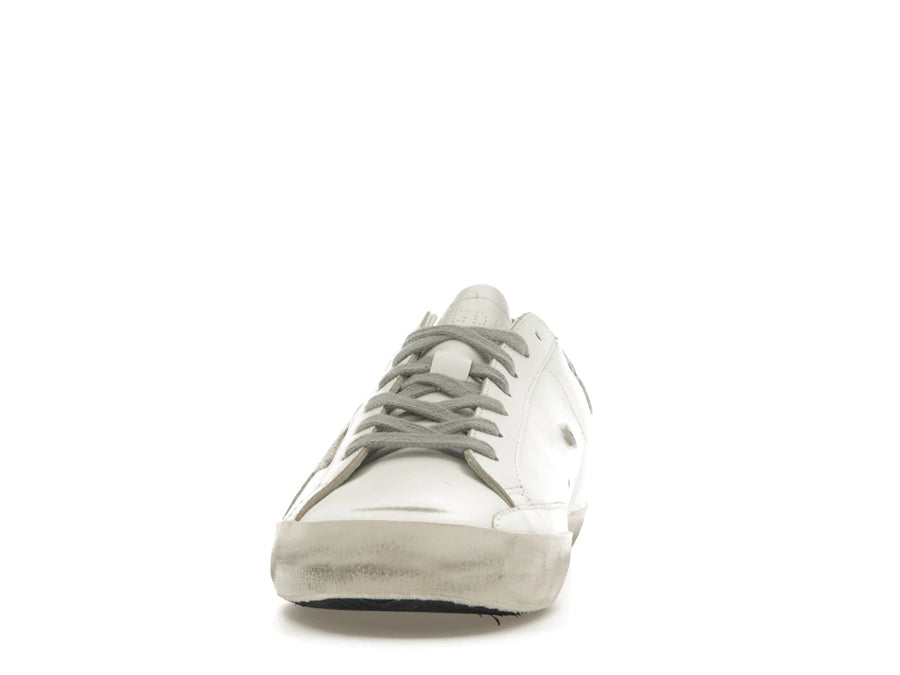 Golden Goose Super Star Blanc Argent