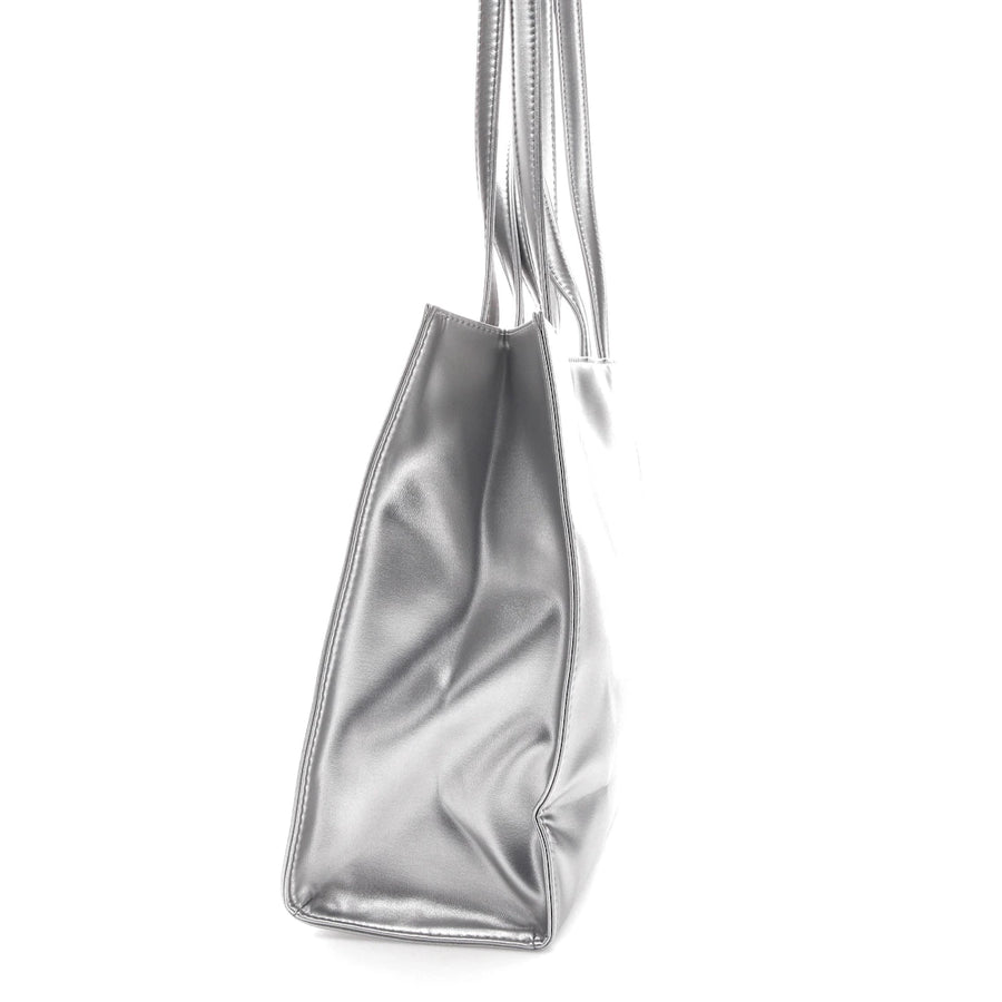 Telfar Shopping Bag Medium Silver
