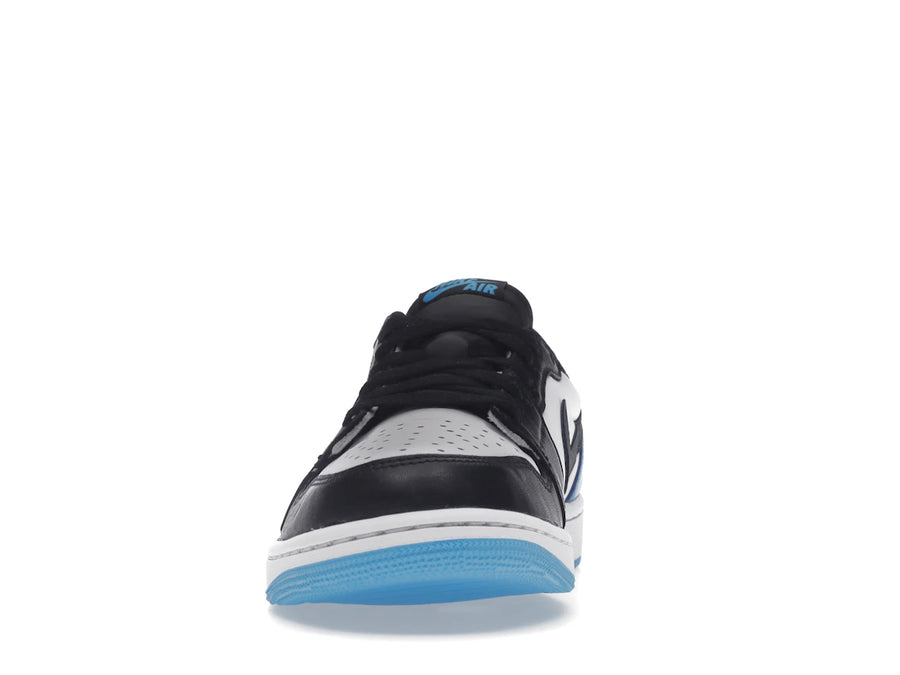 Jordan 1 Retro Low OG Noir Bleu Poudre Foncé