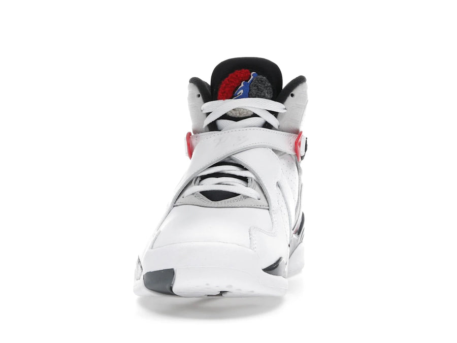 Jordan 8 Retro Blanc Rouge Vrai (2025)