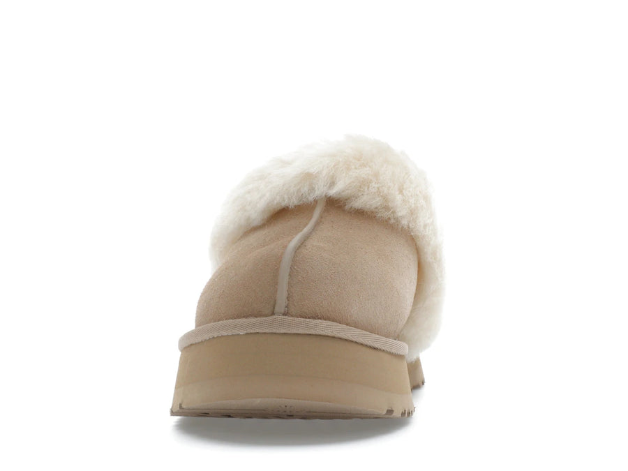 Pantoufles UGG Discette couleur sable (Femme)