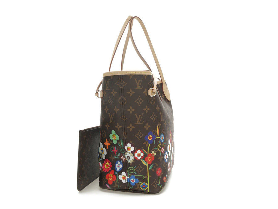 Louis Vuitton x Takashi Murakami Neverfull MM Superflat Monogramme