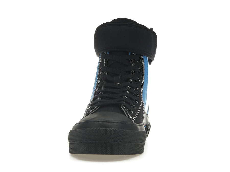 Burberry Sub High-Top Laced-Up Trainers Black Blue White