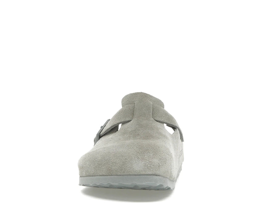 Birkenstock Boston Suede Stone Coin