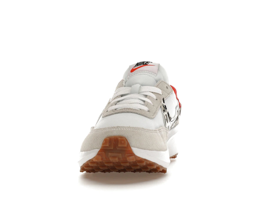 Nike Waffle Debut Blanc Équipe Orange Léopard (Femme)