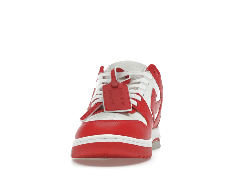 OFF-WHITE Out Of Office OOO Baskets basses rouges et blanches