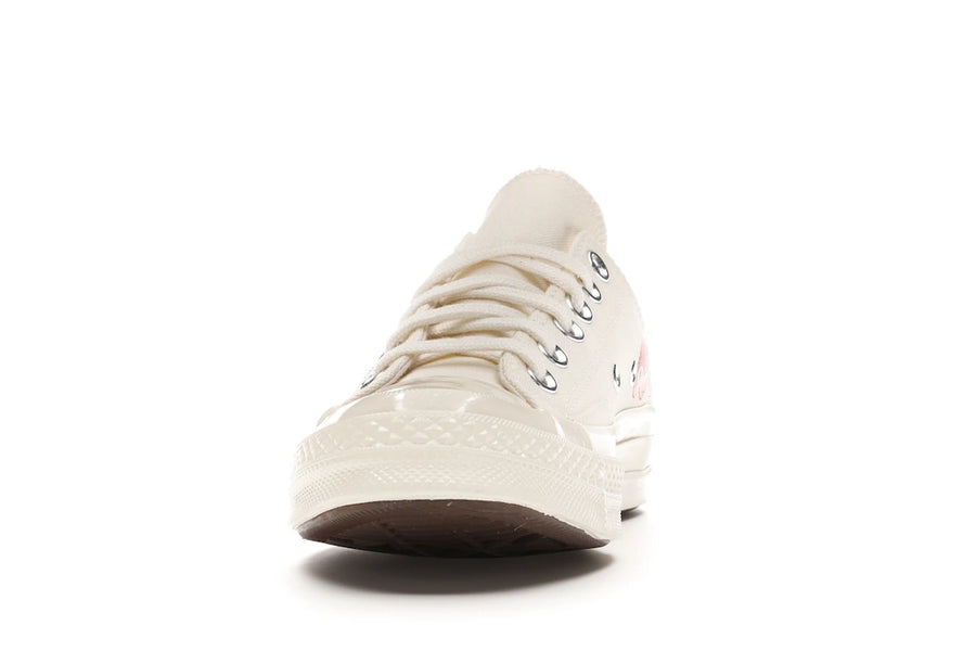Converse Chuck Taylor All Star 70 Ox Comme des Garçons PLAY Multi-Cœurs Blanc