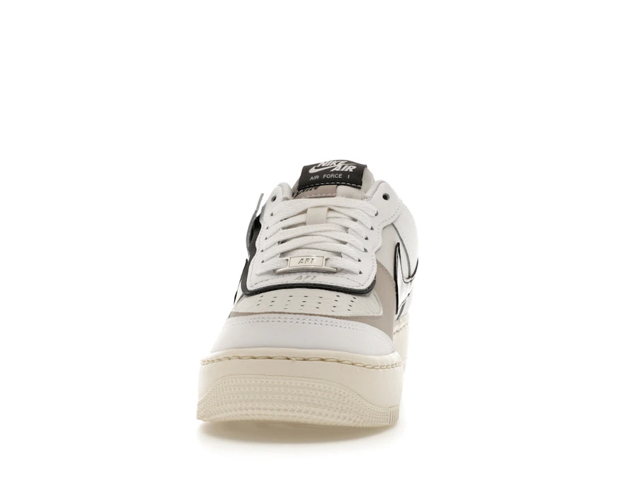 Nike Air Force 1 Low Shadow White College Gray Platinum Tint Off Noir (Femme)