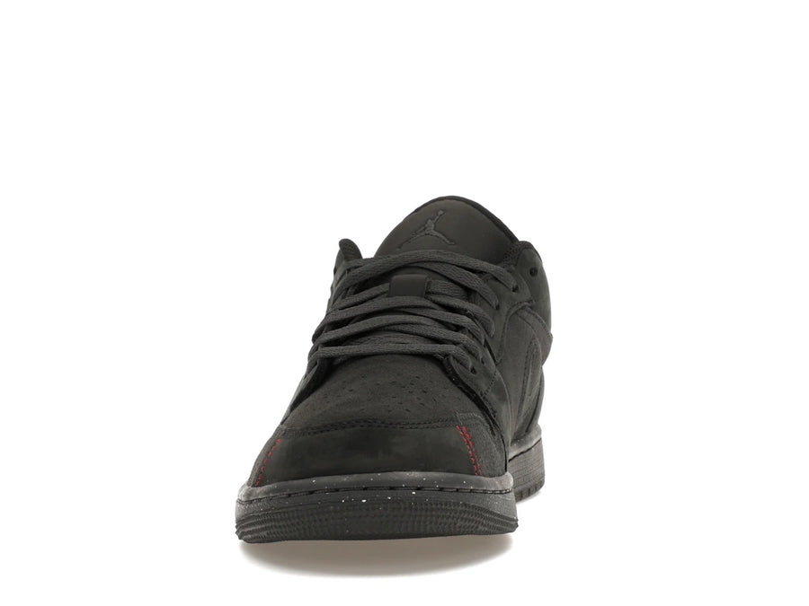 Jordan 1 Low SE Craft Gris fumé foncé Rouge universitaire