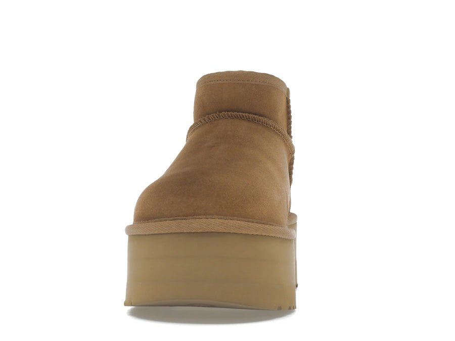 Bottes UGG Classic Ultra Mini Platform couleur châtaigne (Femme)