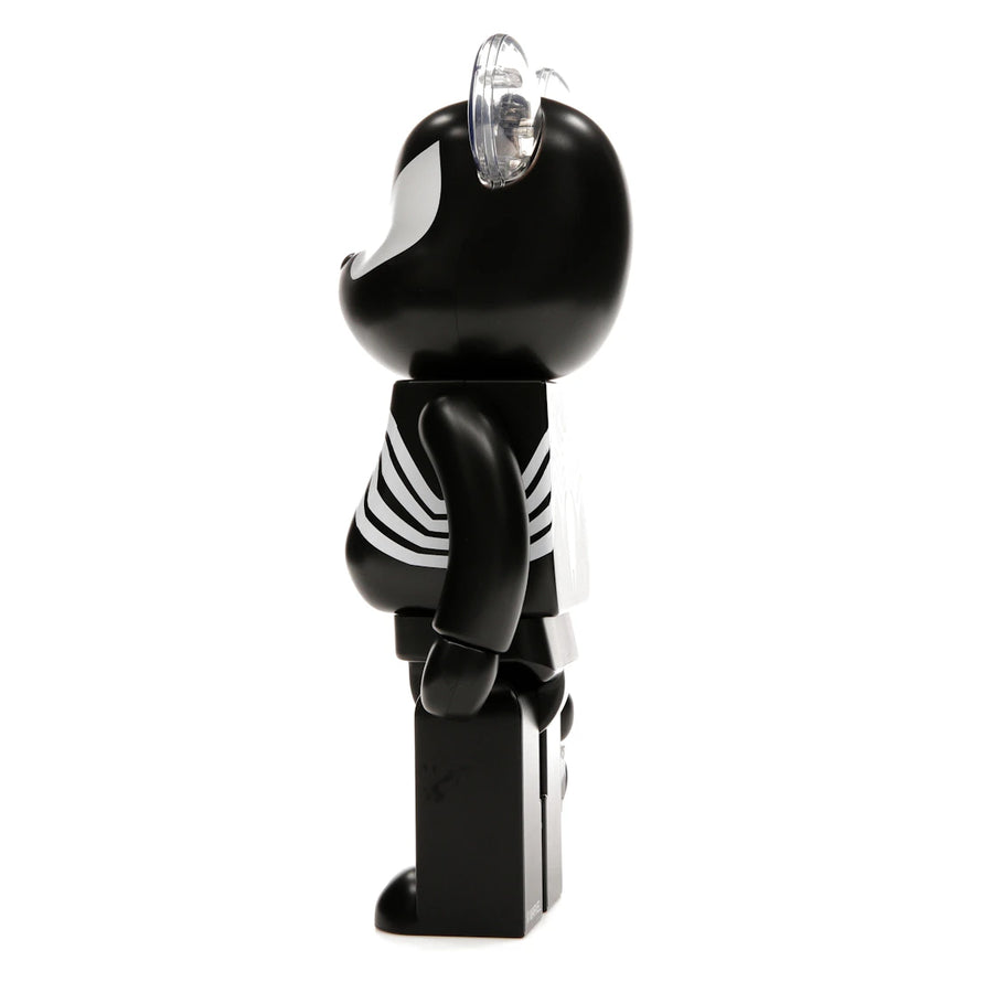 Ensemble Bearbrick x Marvel Spider-Man Costume Noir 100 % et 400 %