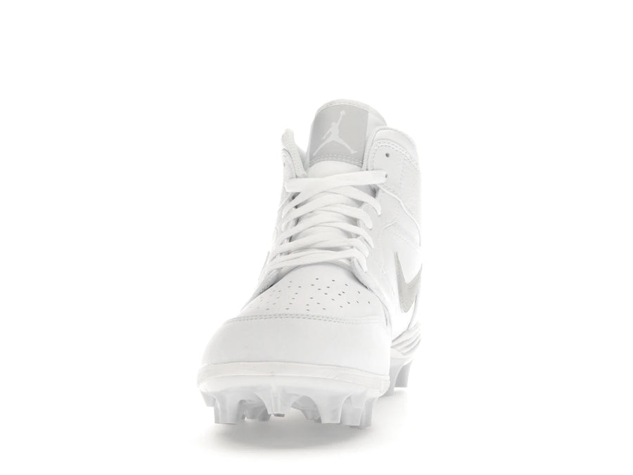 Crampons Jordan 1 Mid TD Blanc Gris Brume