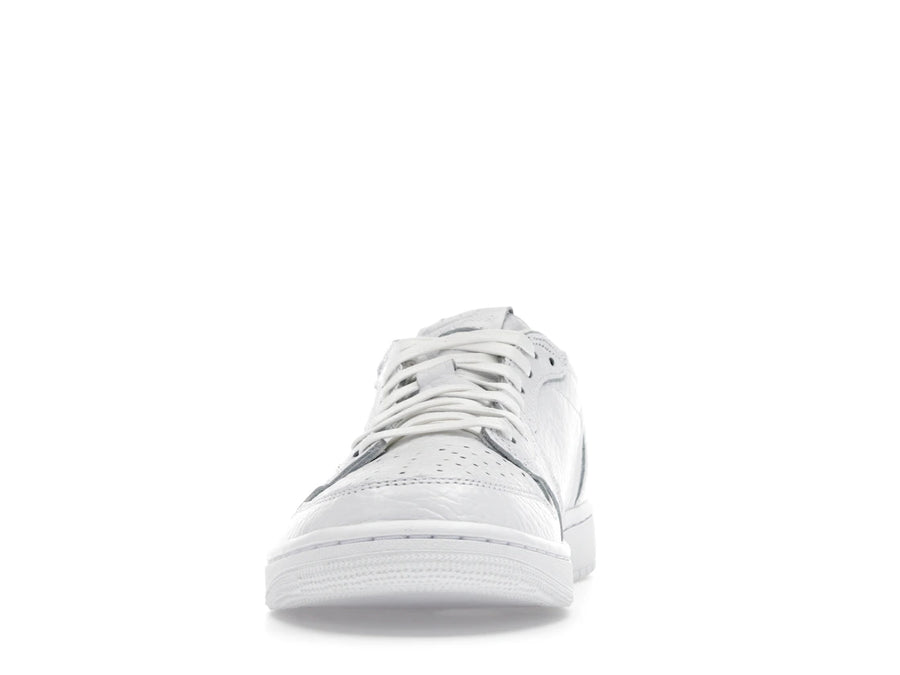 Jordan 1 Retro Low Swooshless Triple White (2025)