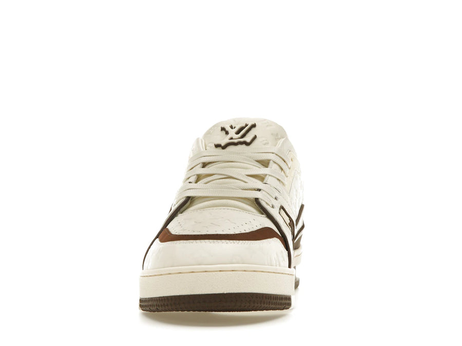 Baskets Louis Vuitton par Tyler, the Creator LV blanches moka