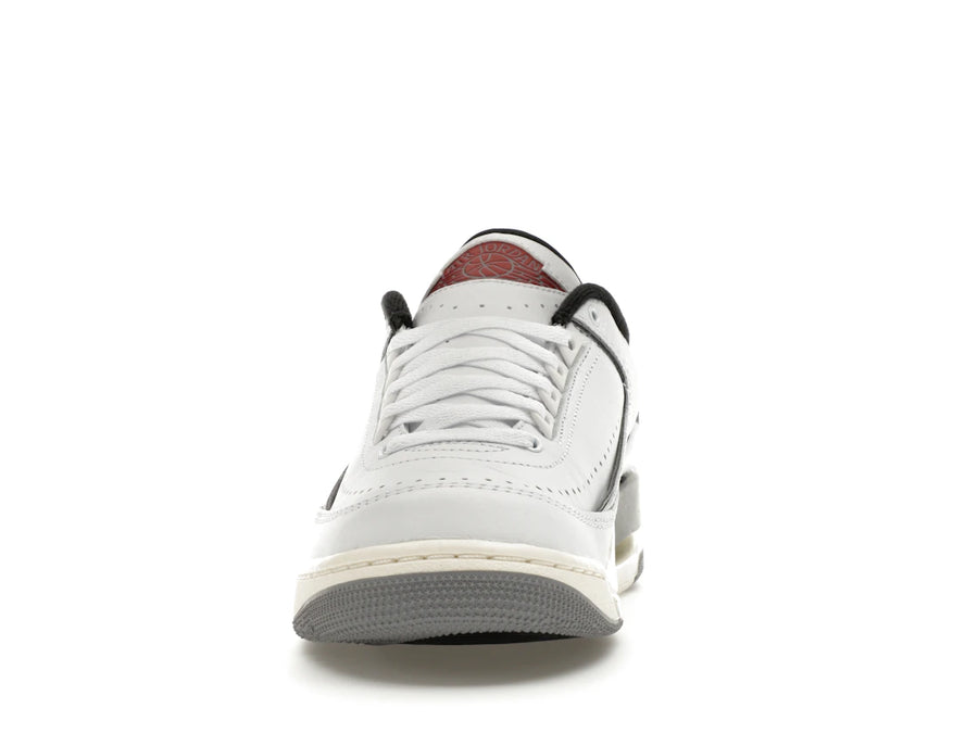 Jordan 2/3 White Black Metallic Silver
