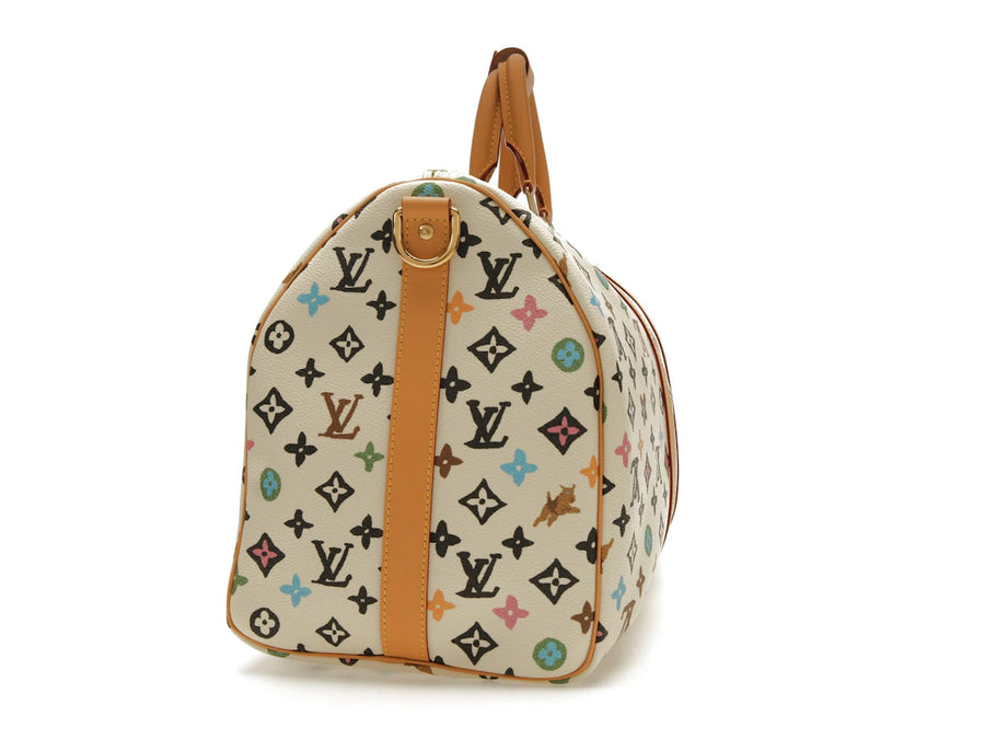 Sac de voyage Keepall Bandoulière 45 Vanille Craggy Monogram par Tyler, the Creator