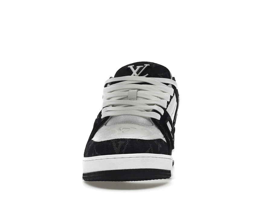 Baskets Louis Vuitton LV blanches et noires