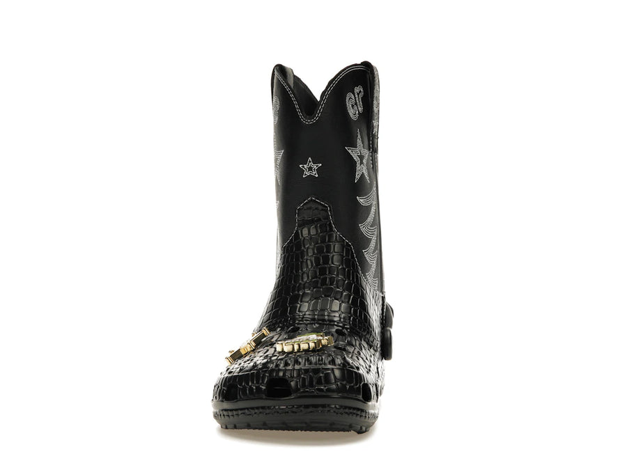 Bottes de cowboy classiques Crocs noires