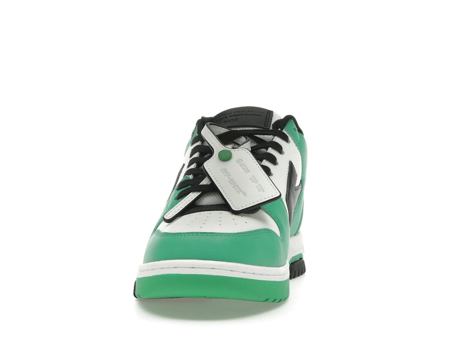 OFF-WHITE Out Of Office "OOO" Low Tops Green Black