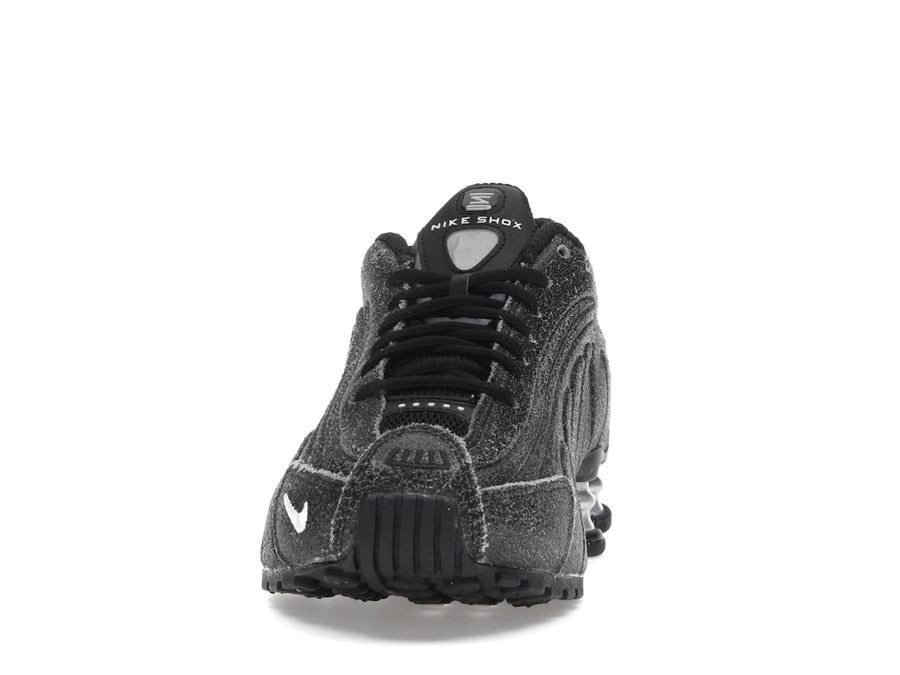 Nike Shox R4 Cuir vieilli noir