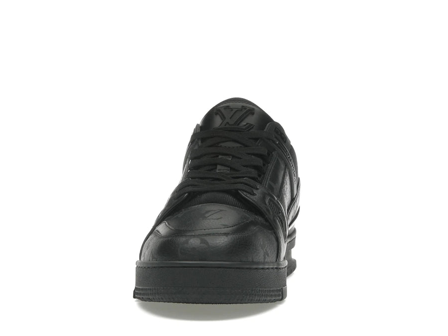 Baskets Louis Vuitton LV noires monochromes