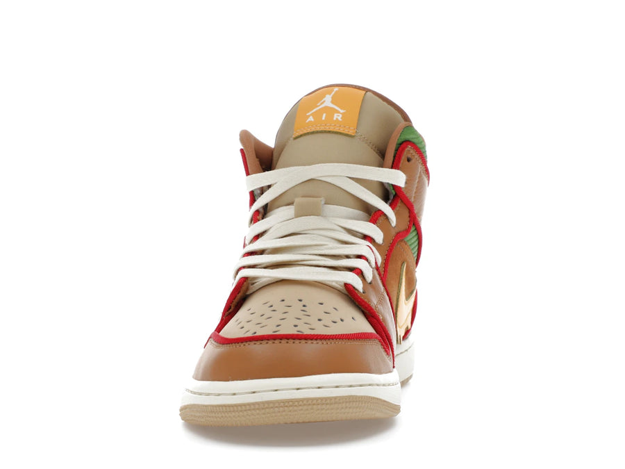 Jordan 1 Mid SE Cheeseburger
