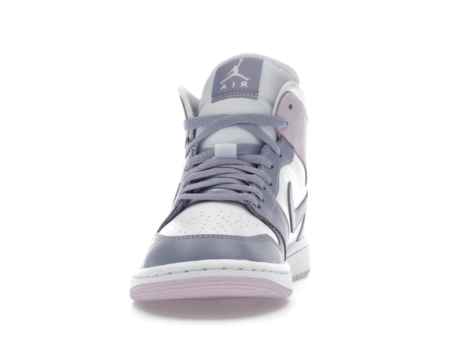 Jordan 1 Mid Indigo Haze Doll Blanc (Femme)