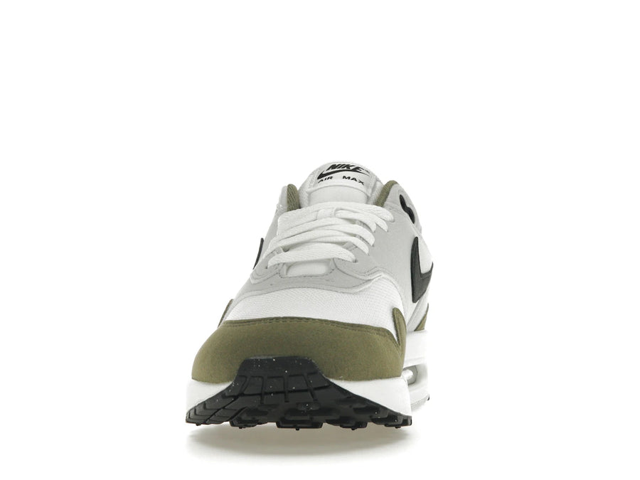 Nike Air Max 1 White Black Medium Olive