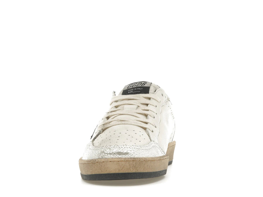 Golden Goose Ball-Star Low White Nappa Black Star