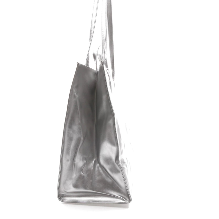 Sac cabas Telfar grand format argenté