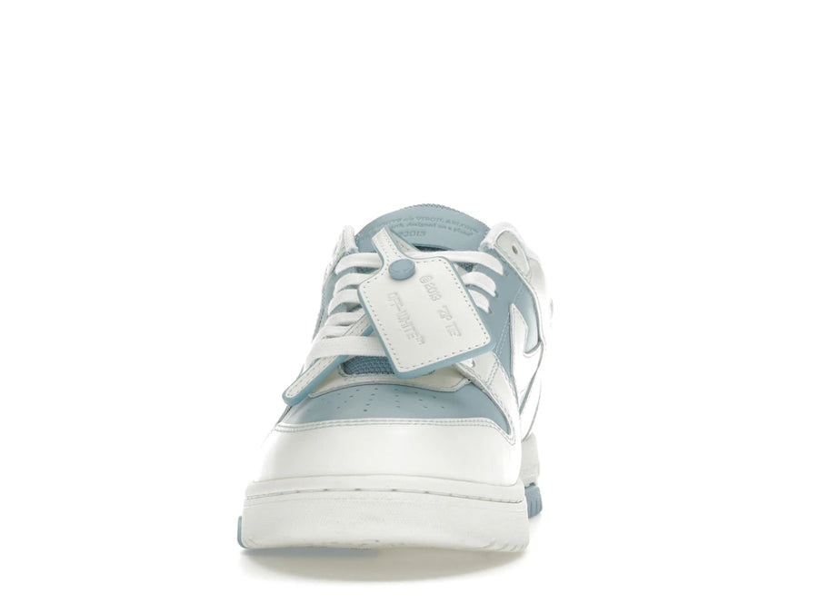 OFF-WHITE Out Of Office OOO Baskets basses Bleu clair Blanc