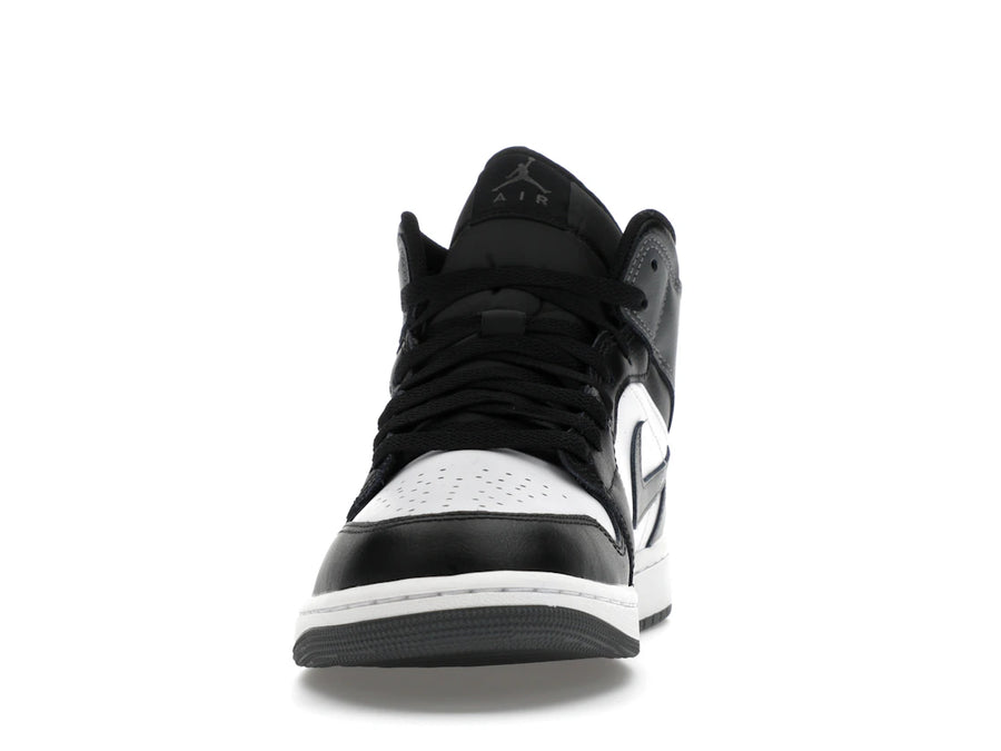 Jordan 1 Mid Noir Blanc Gris Fer