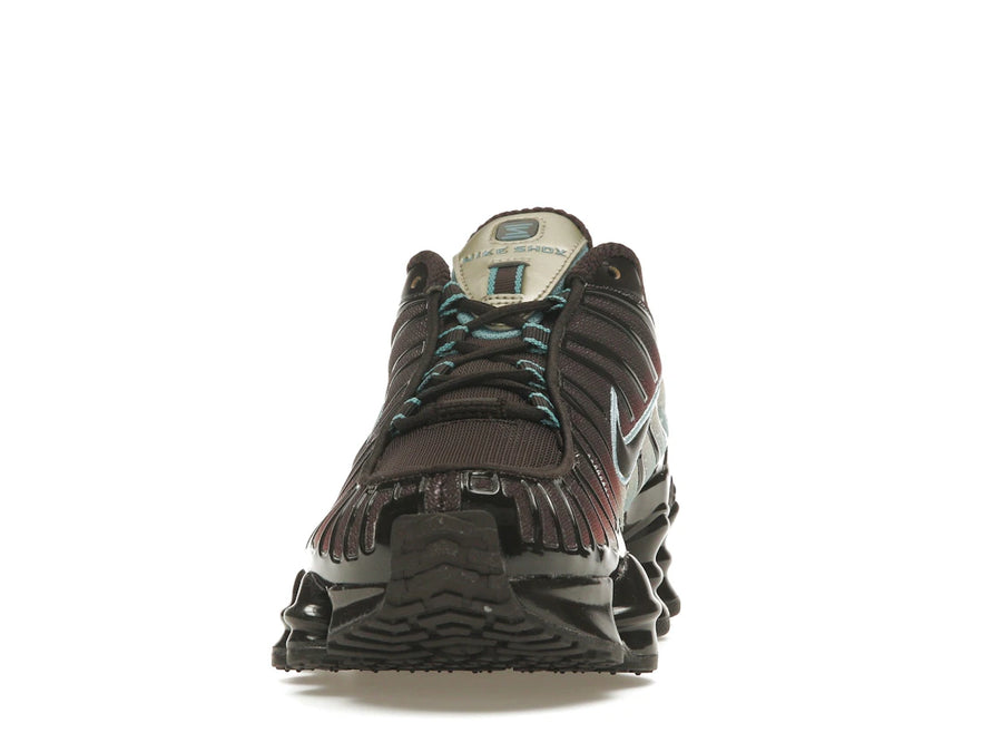 Nike Shox TL Velvet Marron Denim Turquoise (Femme)