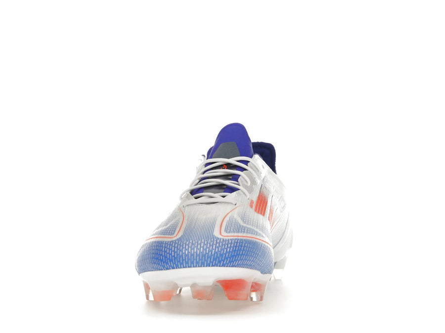 adidas F50 Elite FG Blanc nuage Rouge solaire Bleu lucide