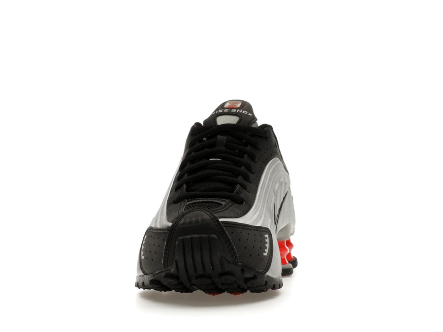 Nike Shox R4 Metallic Silver Black Picante Red (GS)