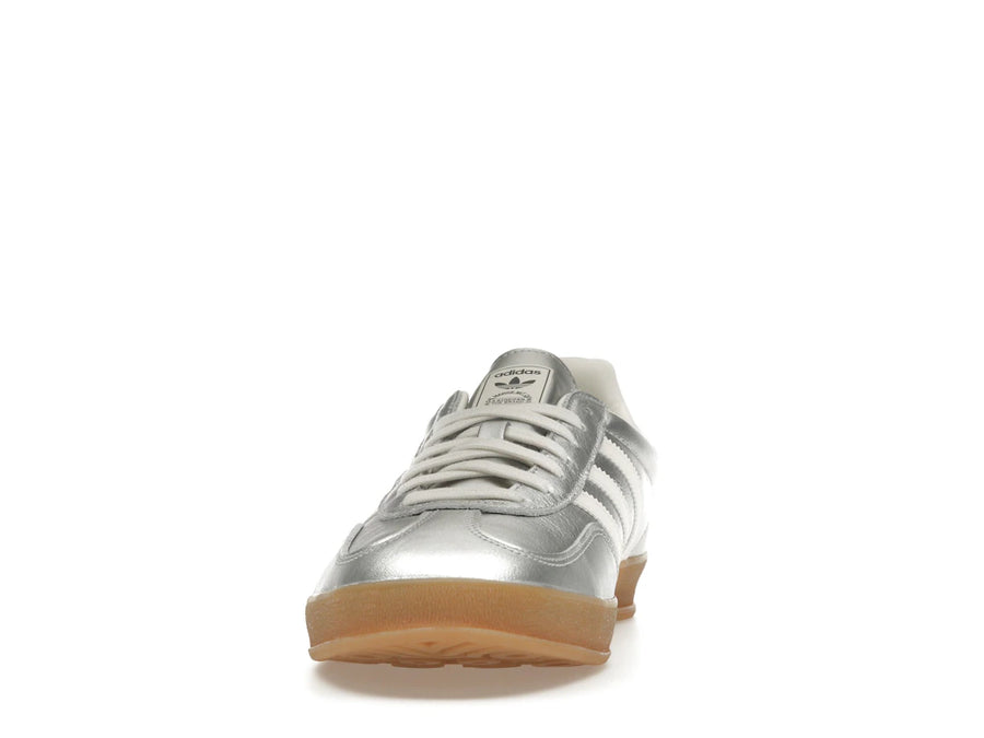 adidas Gazelle Indoor Argent Métallisé Blanc