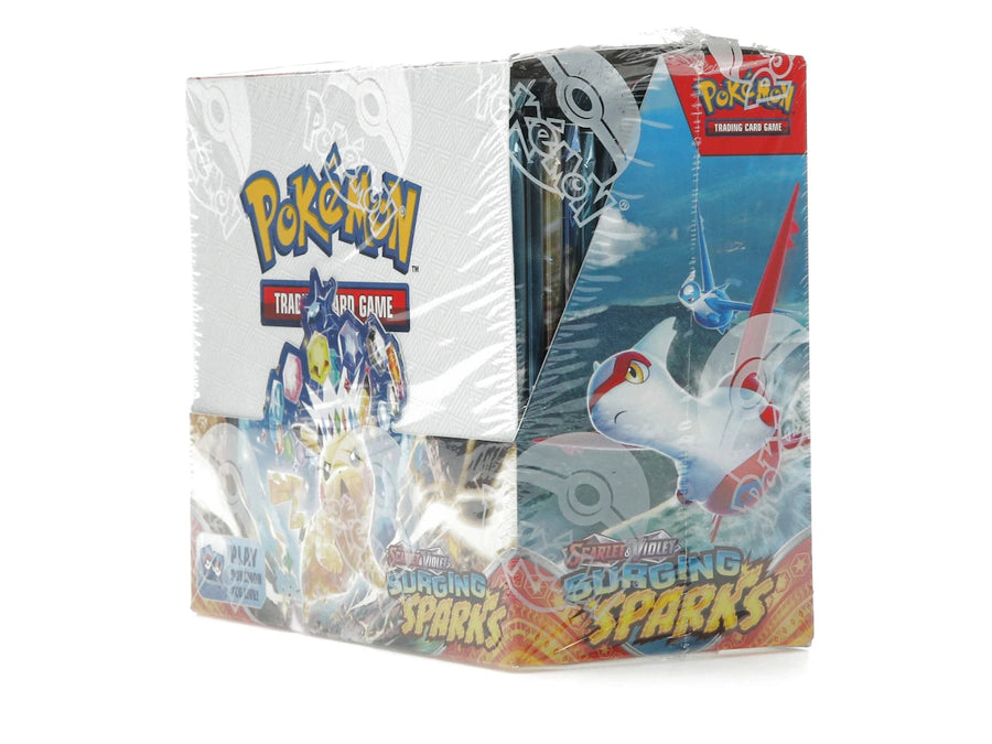 Coffret de présentation de boosters Pokémon Écarlate et Violette Étincelles Déferlantes