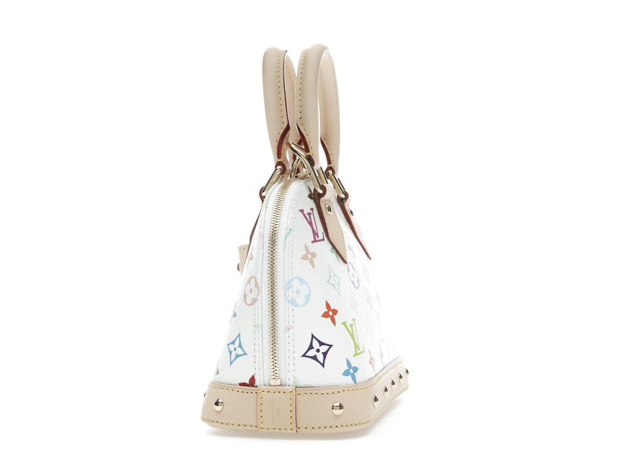 Louis Vuitton x Takashi Murakami Alma BB White Multicolored