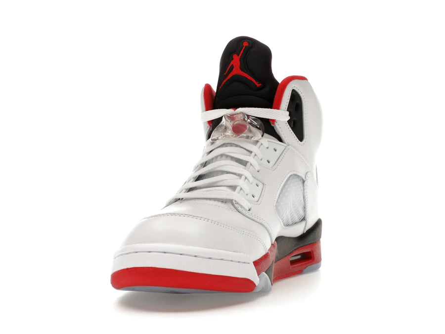 Jordan 5 Retro Fire Red Black Tongue (2025)