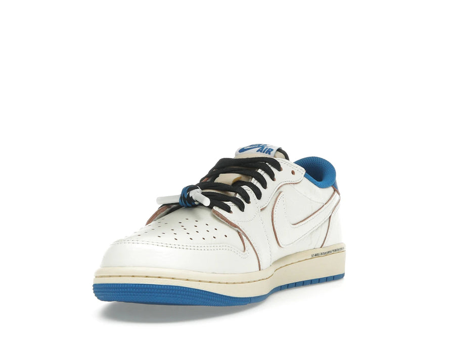 Jordan 1 Retro Low OG SP Fragment x Travis Scott Sail Military Blue