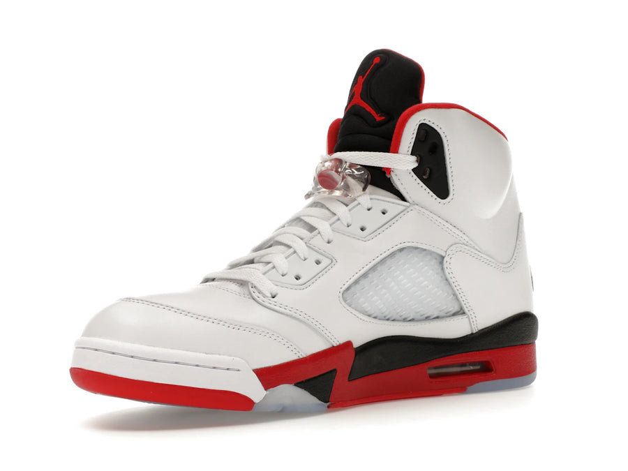 Jordan 5 Retro Fire Red Black Tongue (2025)