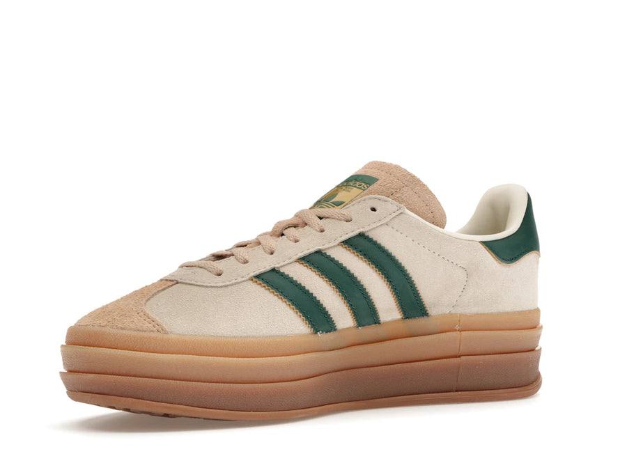 adidas Gazelle Bold Magic Beige Vert Universitaire (Femme)