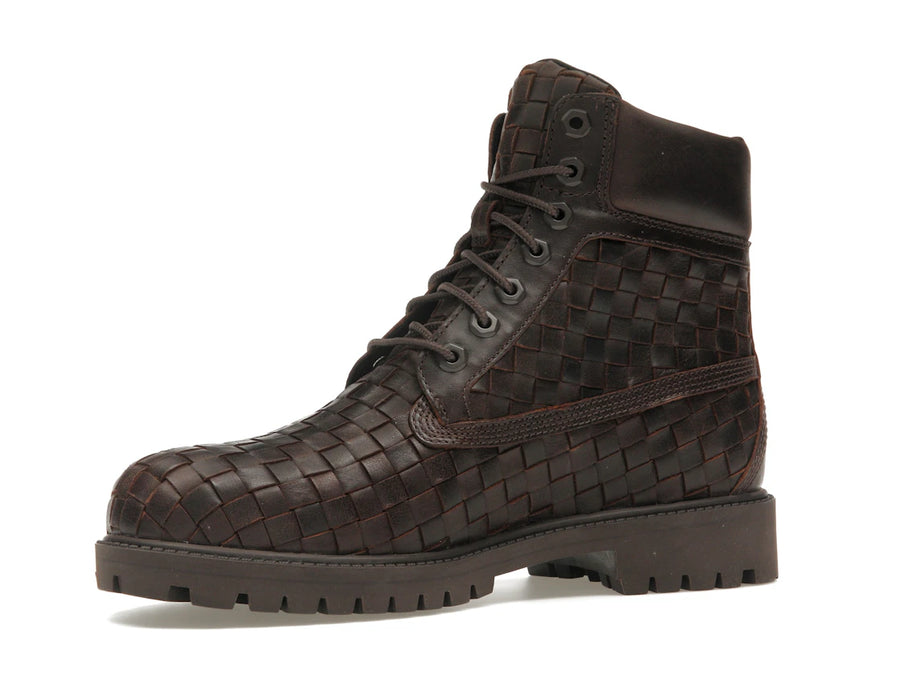 Bottes Timberland Premium 6" tissées marron foncé