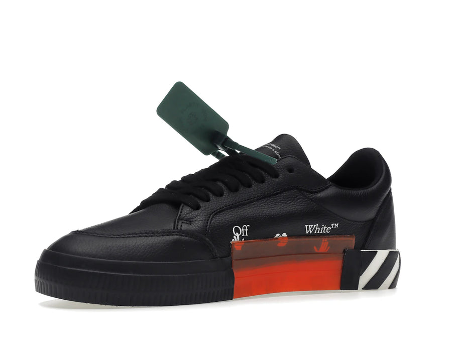 OFF-WHITE Vulc Low Leather Noir Blanc SS22